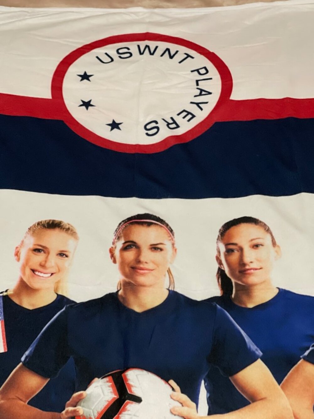 Soccer World Cup Olympic Team United States Womens USWNT Throw Blanket FIFA - Picture 3 of 10